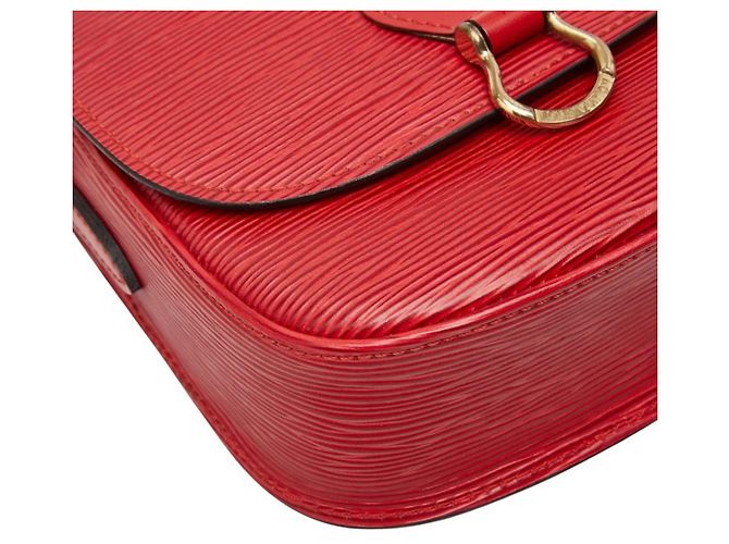 Borsa a tracolla Mini Saint Cloud in Epi di Louis Vuitton Rosso - vista 6