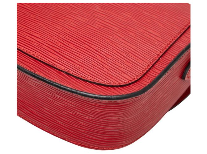 Borsa a tracolla Mini Saint Cloud in Epi di Louis Vuitton Rosso - vista 7