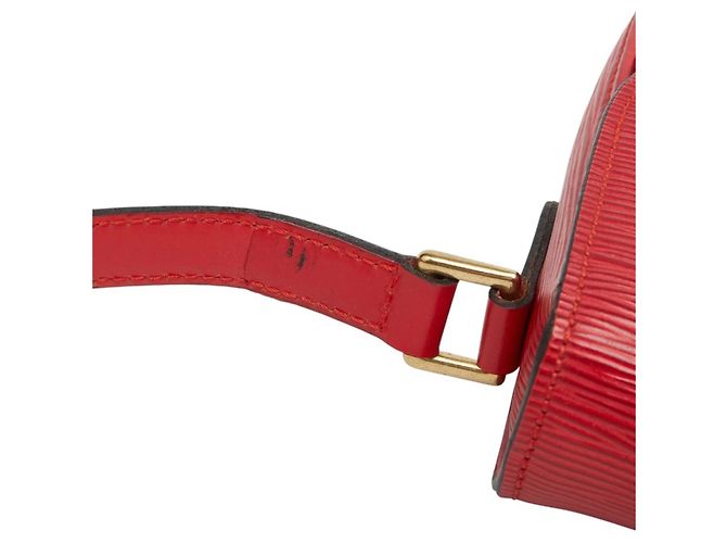 Borsa a tracolla Mini Saint Cloud in Epi di Louis Vuitton Rosso - vista 9