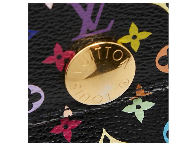 Portafoglio Lungo Sarah Monogramma Louis Vuitton Nero Multicolore - vista 6