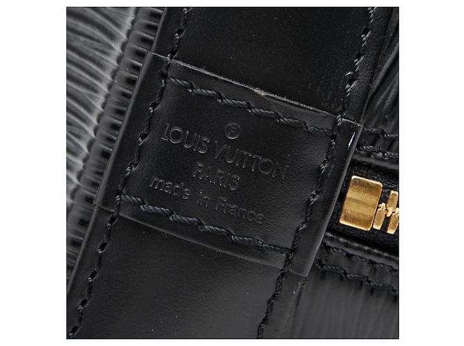 Borsa Alma PM in Epi Louis Vuitton Nero - vista 11
