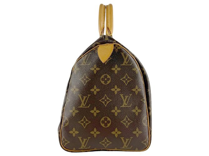 Borsa Louis Vuitton Monogram Speedy 30 Marrone Monogramma - vista 2