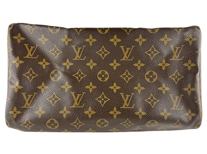 Borsa Louis Vuitton Monogram Speedy 30 Marrone Monogramma - vista 4