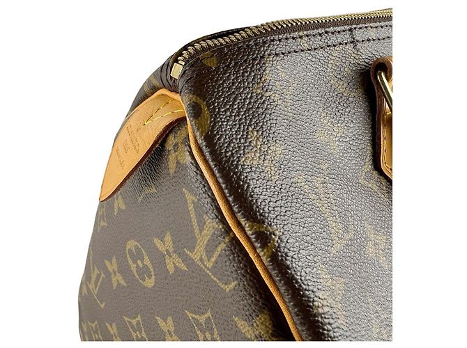 Borsa Louis Vuitton Monogram Speedy 30 Marrone Monogramma - vista 6