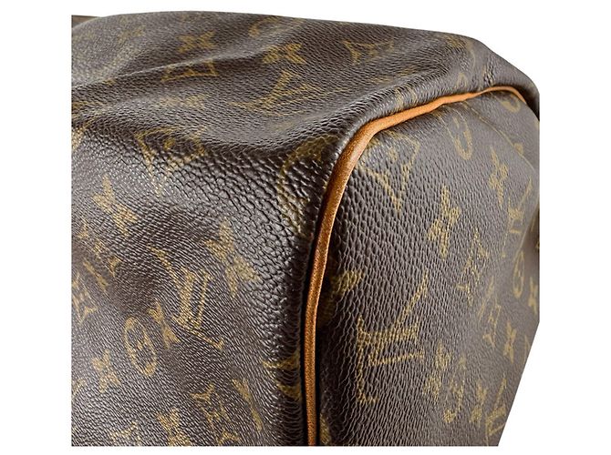 Borsa Louis Vuitton Monogram Speedy 30 Marrone Monogramma - vista 9