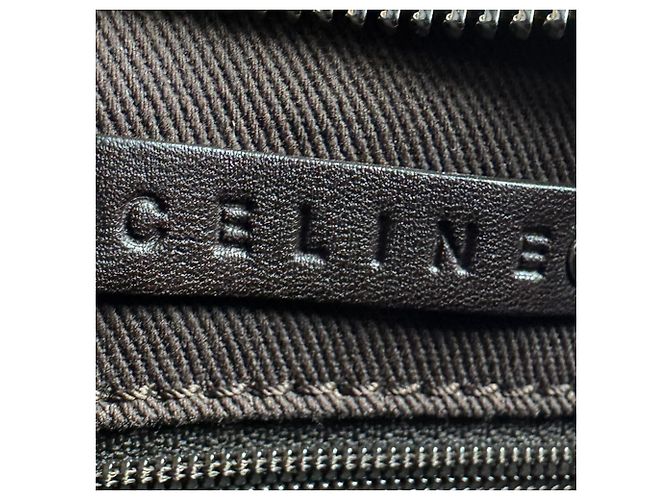 Céline Borsa a Spalla in Tela Marrone Celine - vista 11