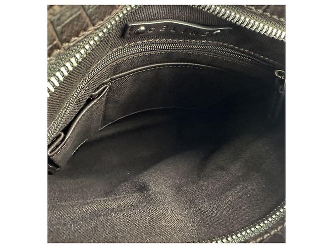 Céline Borsa a Spalla in Tela Marrone Celine - vista 5