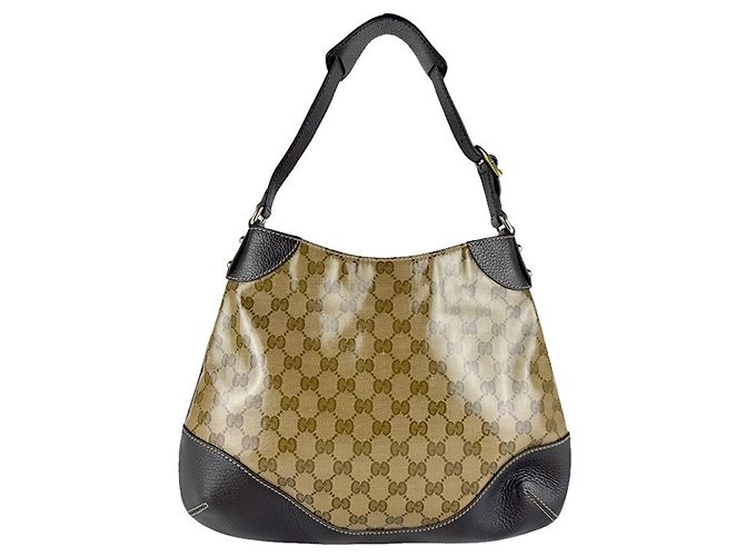 Borsa a Spalla Gucci Marrone - vista 3