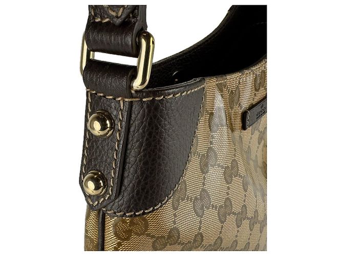 Borsa a Spalla Gucci Marrone - vista 6