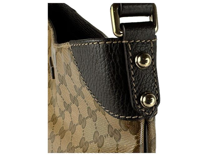 Borsa a Spalla Gucci Marrone - vista 7