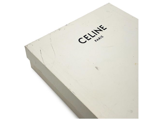 Triomphe Céline Bolsa de ombro Celine marrom e branca Branco - vista 15