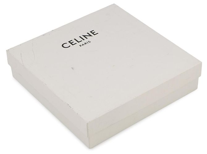 Triomphe Céline Bolsa de ombro Celine marrom e branca Branco - vista 18
