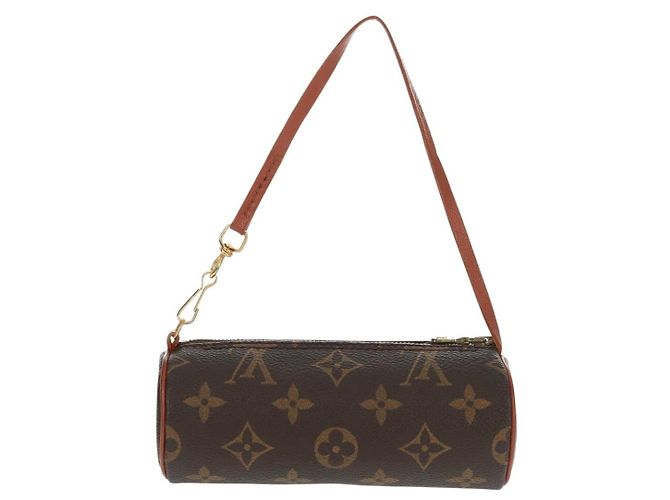 Pochette Papillon Mini in Tela Monogram Louis Vuitton Marrone - vista 2