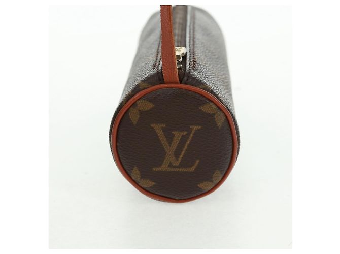 Pochette Papillon Mini in Tela Monogram Louis Vuitton Marrone - vista 4