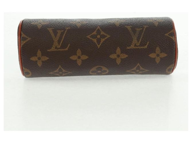 Pochette Papillon Mini in Tela Monogram Louis Vuitton Marrone - vista 7