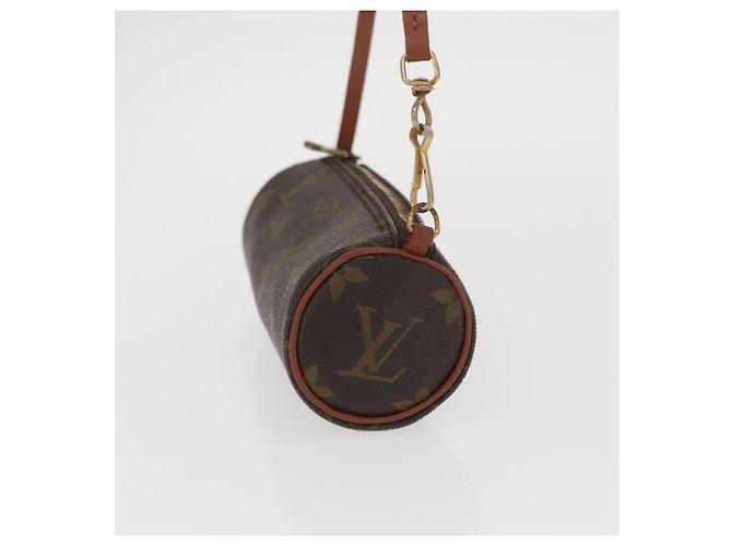 Pochette Papillon Monogram in Tela Mini Louis Vuitton Marrone - vista 3