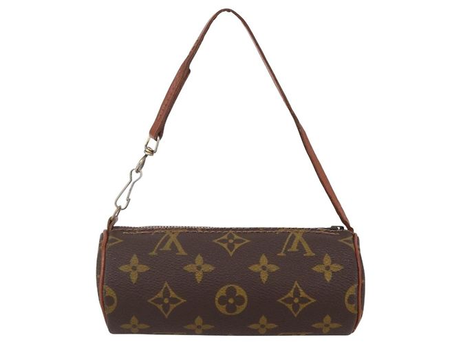 Pochette Papillon Mini in Tela Monogram Louis Vuitton Marrone - vista 2
