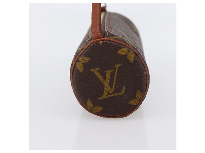 Pochette Papillon Mini in Tela Monogram Louis Vuitton Marrone - vista 3