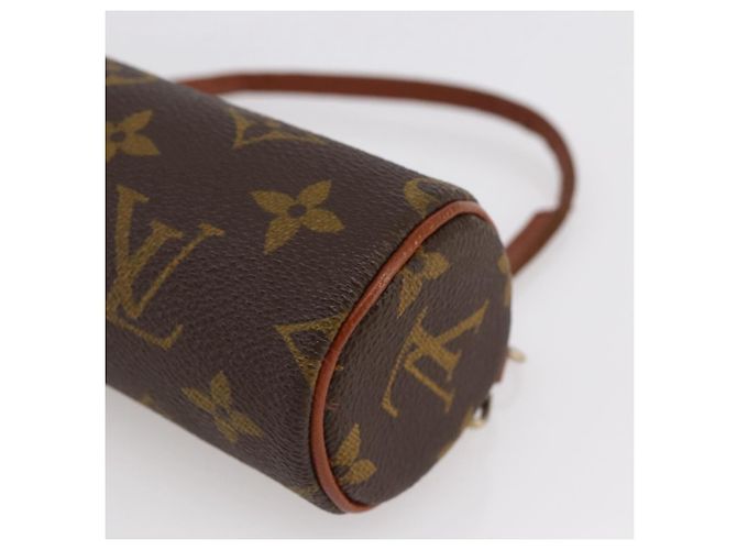 Pochette Papillon Mini in Tela Monogram Louis Vuitton Marrone - vista 7