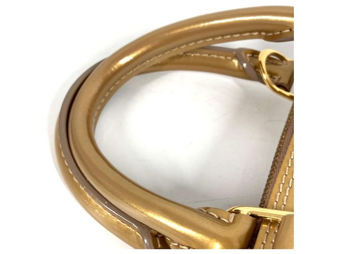 Louis Vuitton Monogram Vernis Alma BB Tasche Golden - Ansicht 10