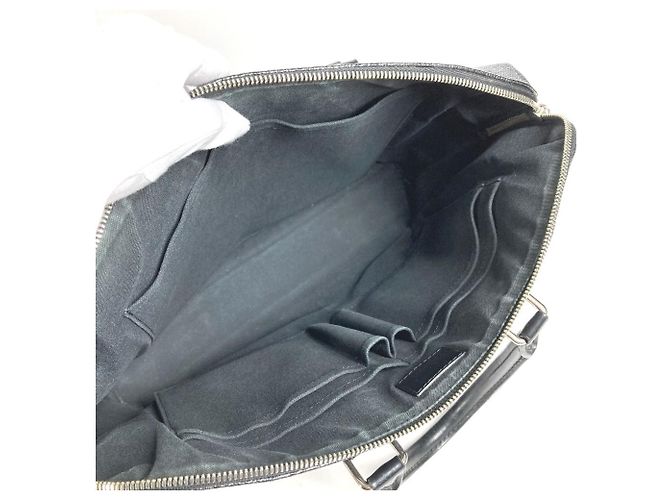 Borsa Port Document Jour Damier Graphite Louis Vuitton Nero - vista 15