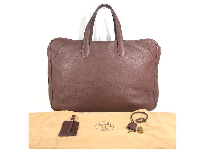 Hermès Victoria 45 Reisetasche Braun - Ansicht 18