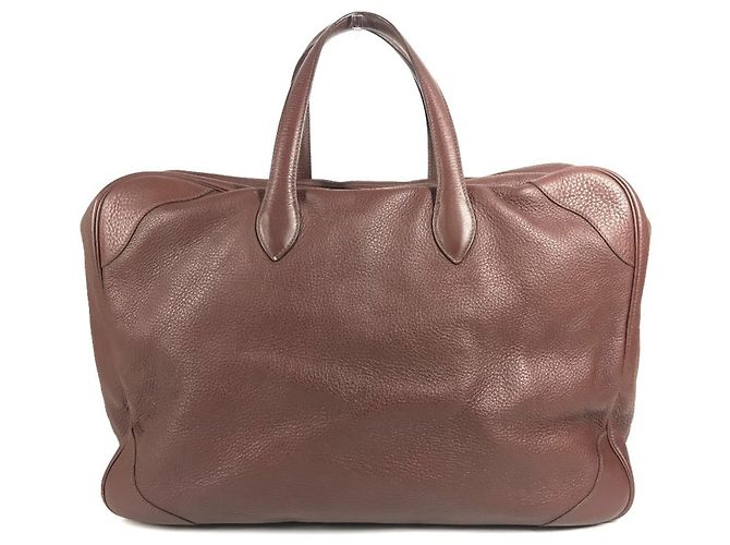 Hermès Victoria 45 Reisetasche Braun - Ansicht 2