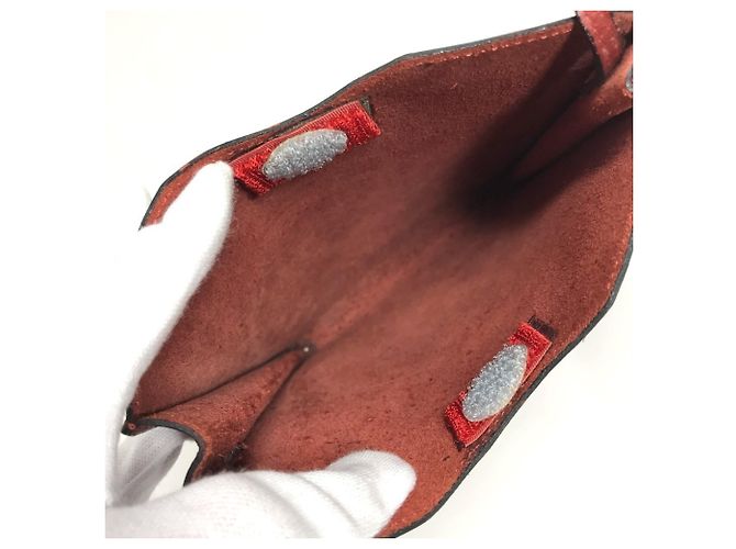 Borsa Onimetou Hermès in pelle marrone - vista 9