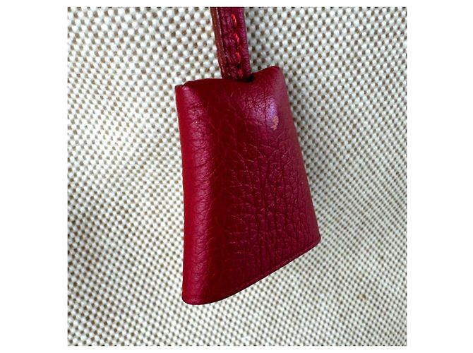 Borsa Boston Victoria 50 di Hermès Rosso Beige - vista 11