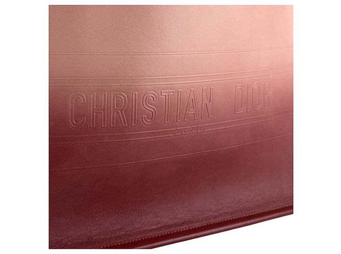 Borsa tote in pelle rosa Christian Dior - vista 11