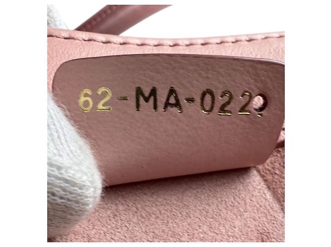 Borsa tote in pelle rosa Christian Dior - vista 12