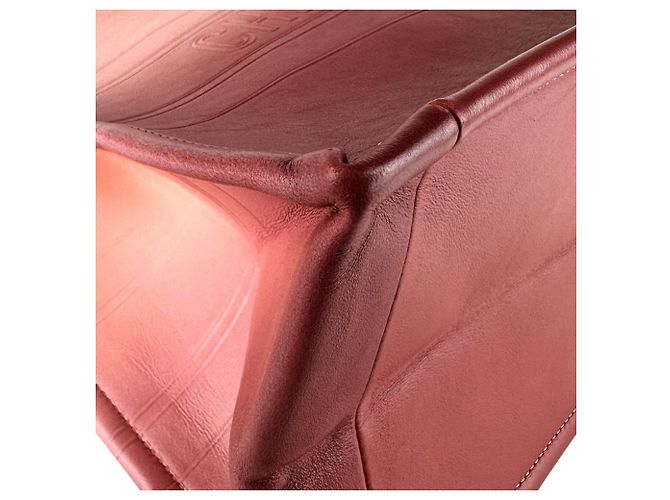 Borsa tote in pelle rosa Christian Dior - vista 8