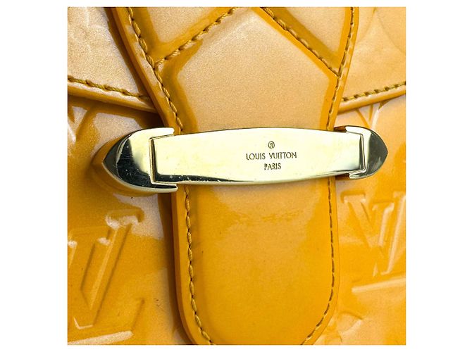 Borsa a Spalla Monogram Vernis Louis Vuitton Giallo - vista 11
