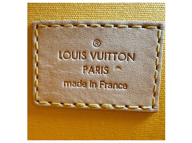 Borsa a Spalla Monogram Vernis Louis Vuitton Giallo - vista 12