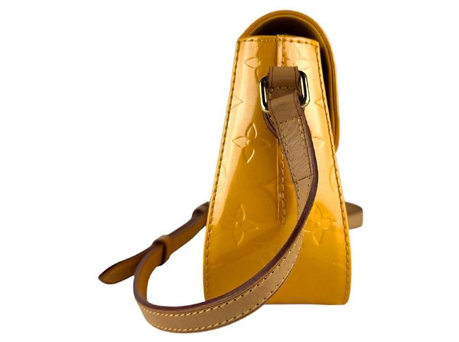 Borsa a Spalla Monogram Vernis Louis Vuitton Giallo - vista 2