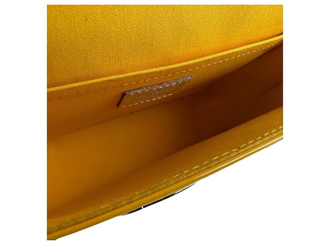 Borsa a Spalla Monogram Vernis Louis Vuitton Giallo - vista 5