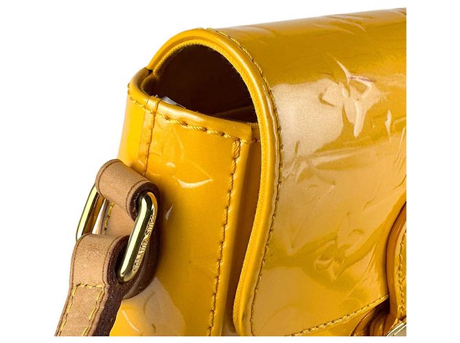 Borsa a Spalla Monogram Vernis Louis Vuitton Giallo - vista 6