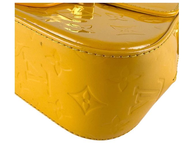 Borsa a Spalla Monogram Vernis Louis Vuitton Giallo - vista 9