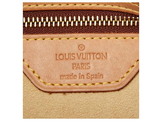 Borsa Louis Vuitton Monogram Looping GM Marrone - vista 11