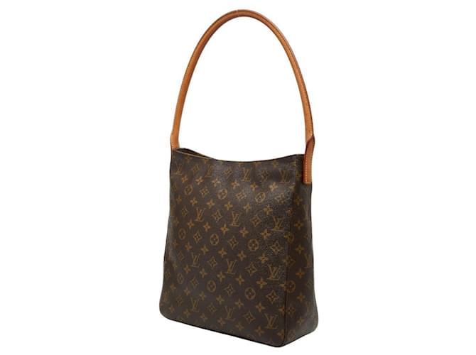 Borsa Louis Vuitton Monogram Looping GM Marrone - vista 2