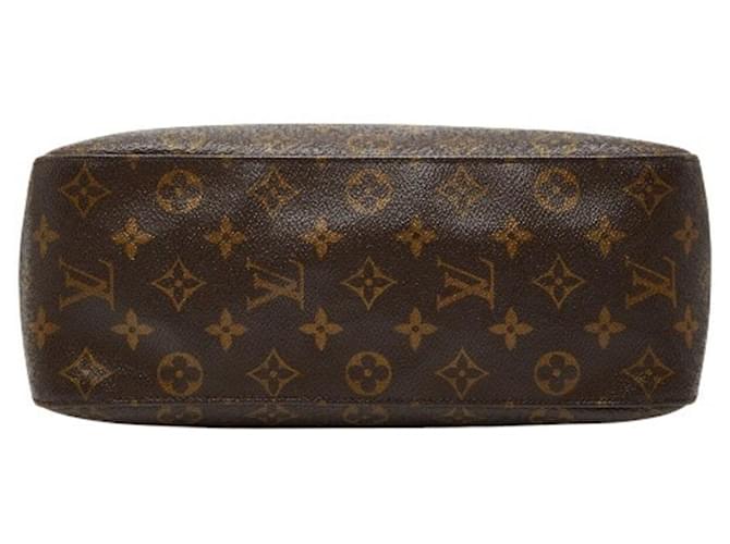 Borsa Louis Vuitton Monogram Looping GM Marrone - vista 3