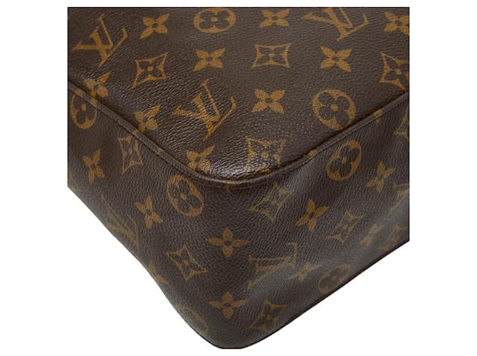Borsa Louis Vuitton Monogram Looping GM Marrone - vista 4