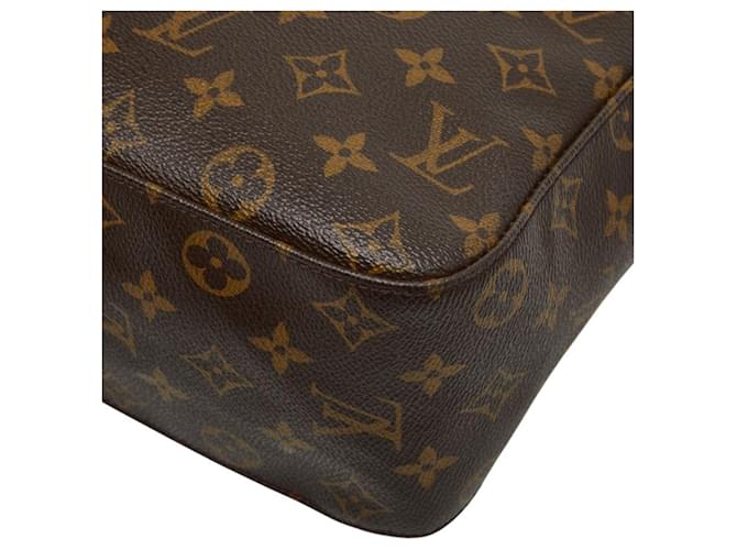 Borsa Louis Vuitton Monogram Looping GM Marrone - vista 5