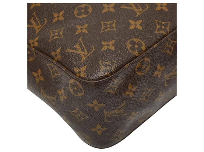 Borsa Louis Vuitton Monogram Looping GM Marrone - vista 7