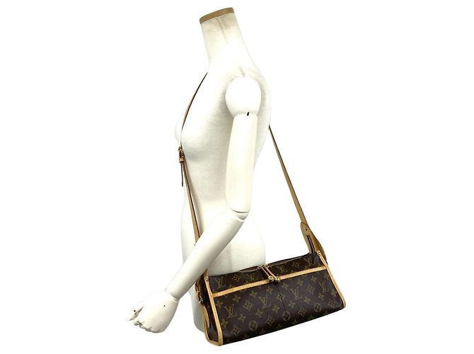 Borsa a Spalla Lunga Popincourt Louis Vuitton Marrone - vista 10