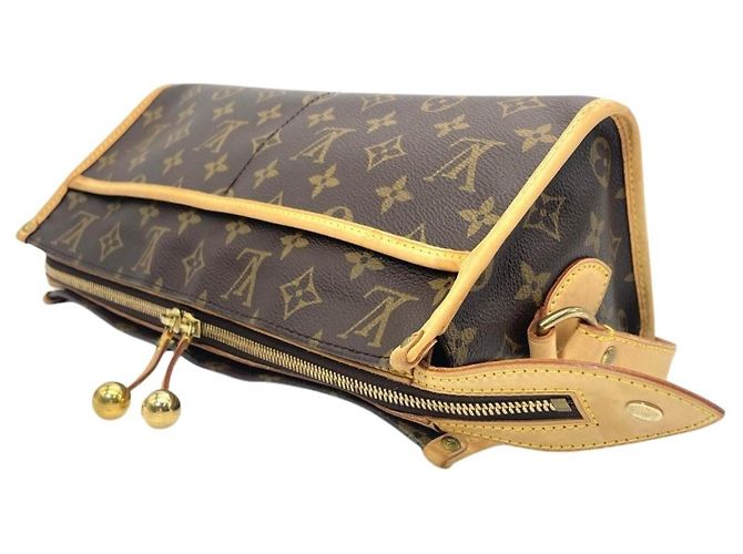 Borsa a Spalla Lunga Popincourt Louis Vuitton Marrone - vista 3