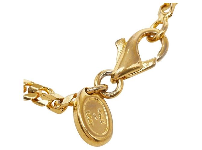 Céline Collana con motivo di carrozza trainata da cavalli vintage Celine D'oro - vista 4