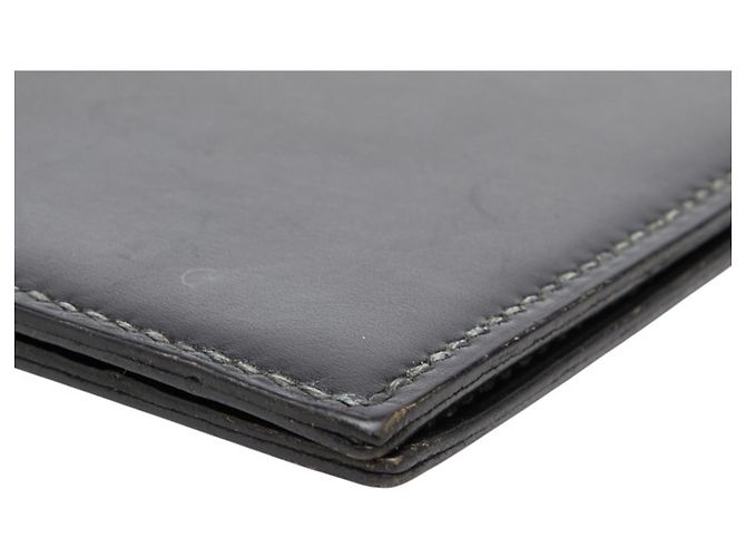 Ring Couverture de planificateur système en cuir noir Hermès - vue 5