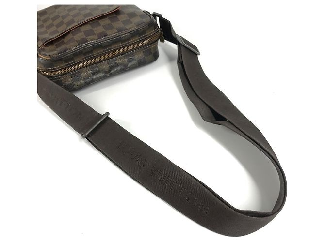 Borsa a tracolla Louis Vuitton Damier Olaf PM Marrone Damier ebene - vista 12