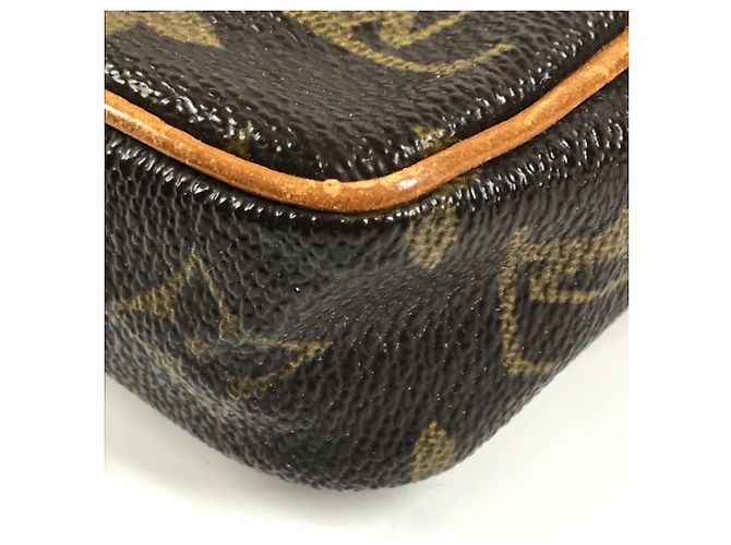 Borsa a Spalla Mini Danube Monogramma Louis Vuitton Marrone - vista 10
